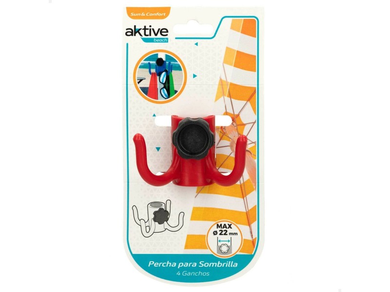 закачалка за чадър Colorbaby Пластмаса 11 x 5 x 11 cm (30 броя) NaN –  BB Основи и подпори за чадъри