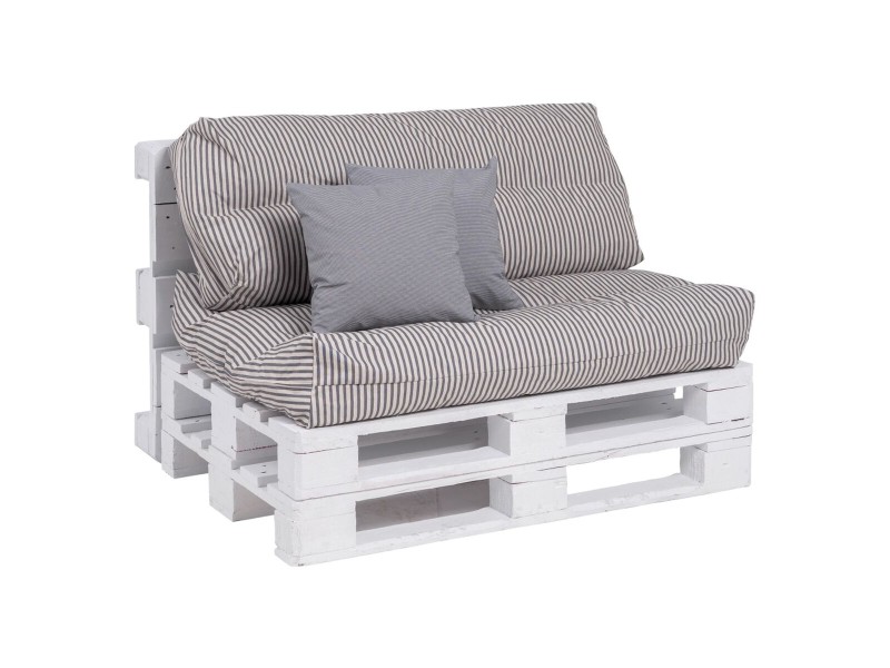 Възглавница 4 Части Сив 120 x 80 cm NaN –  BB Дивани