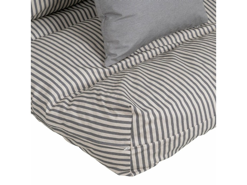 Възглавница 4 Части Сив 120 x 80 cm NaN –  BB Дивани