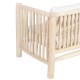 Двуместно канапе AKAR 131 x 80 x 77,5 cm Естествен тиково дърво NaN –  BB Двуместни дивани