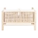 Двуместно канапе AKAR 131 x 80 x 77,5 cm Естествен тиково дърво NaN –  BB Двуместни дивани