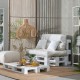 Възглавница 4 Части Бежов 120 x 80 cm NaN –  BB Дивани