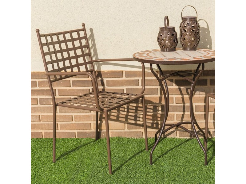 Aiatool Cartago 56 x 60 x 90 cm Желязо NaN –  BB Градински столове за хранене