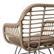 Aiatool Ariki 57 x 62 x 80 cm синтетичен ратан Стомана Графит NaN –  BB Градински столове за хранене