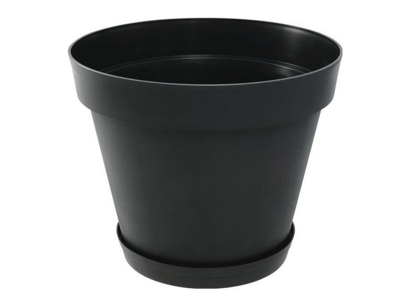 Саксия EDA Tuscan Сив Тъмно сив Кръгъл Ø 60 x 47 cm NaN –  BB Саксии