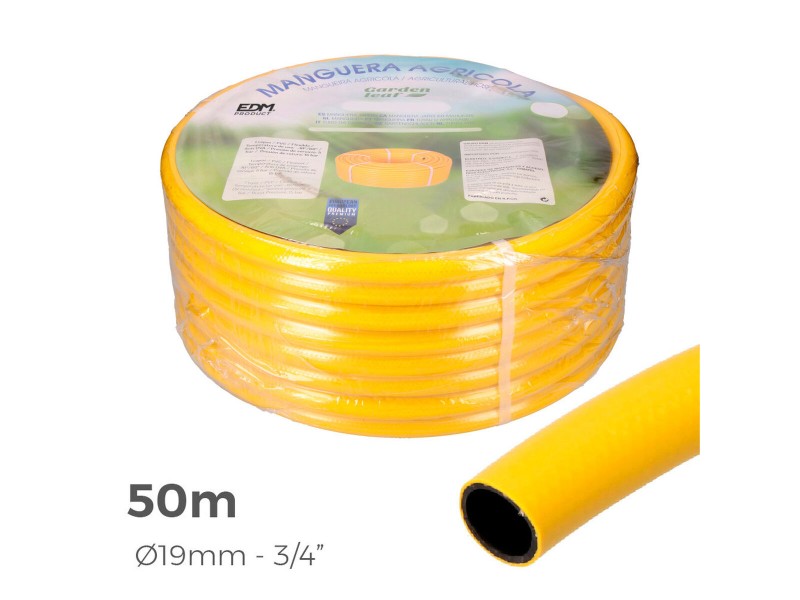 Маркуч EDM 74131 PVC полипропилен 25 bar 50 m Ø 19 mm (50 m) NaN –  BB Градински маркучи