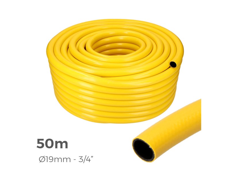 Маркуч EDM 74131 PVC полипропилен 25 bar 50 m Ø 19 mm (50 m) NaN –  BB Градински маркучи