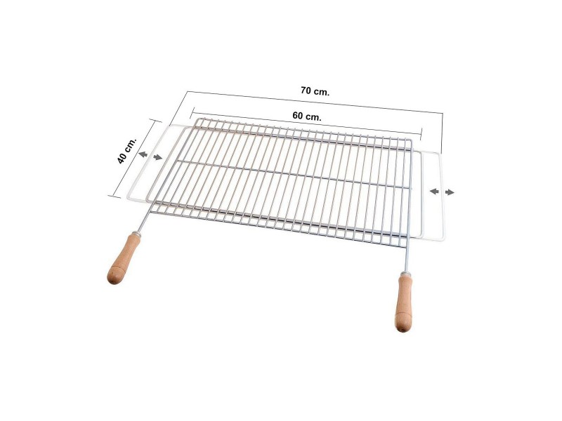 Скара Sauvic Поцинкована стомана 60 x 40 cm NaN –  BB Скари