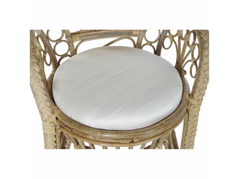 Градинско кресло DKD Home Decor Бял Кафяв Естествен 92 x 66 x 145 cm 86 x 51 x 145 cm 88 x 60 x 146 cm NaN –  BB Фотьойли