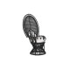 Градинско кресло DKD Home Decor Бял Черен 96 x 66 x 145 cm 96 x 66 x 140 cm NaN –  BB Фотьойли