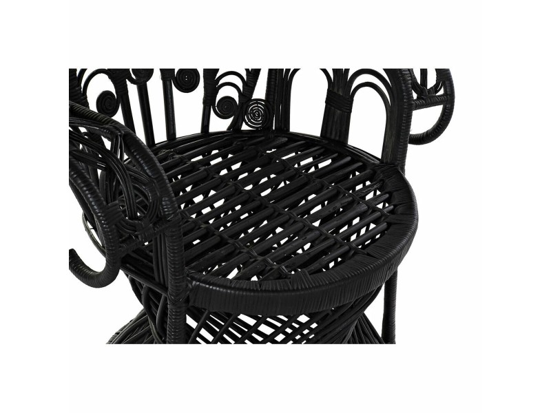 Градинско кресло DKD Home Decor Бял Черен 96 x 66 x 145 cm 96 x 66 x 140 cm NaN –  BB Фотьойли