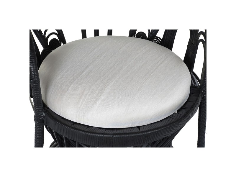 Градинско кресло DKD Home Decor Бял Черен 96 x 66 x 145 cm 96 x 66 x 140 cm NaN –  BB Фотьойли