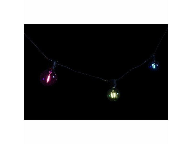 Гирлянда от LED Светлини DKD Home Decor Многоцветен (850 x 7 x 13 cm) NaN –  BB Гирлянди за външно осветление
