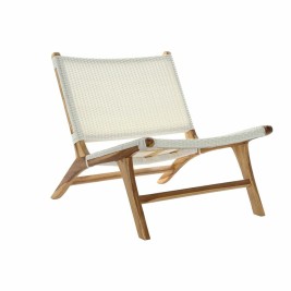 Aiatool DKD Home Decor MB-177833 Бял Естествен PVC Тик 65 x 80 x 68 cm
