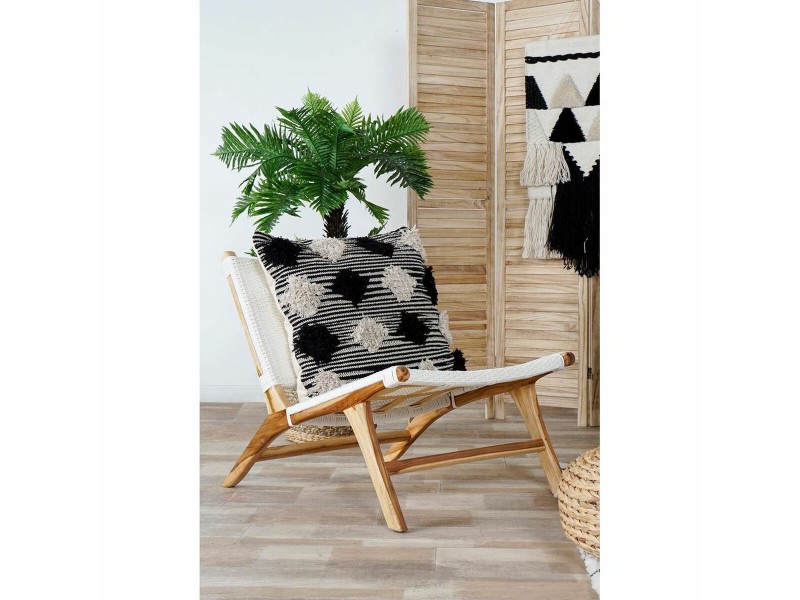 Aiatool DKD Home Decor MB-177833 Бял Естествен PVC Тик 65 x 80 x 68 cm NaN –  BB Градински столове за хранене