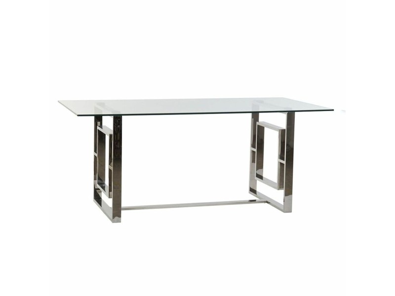 Трапезна маса DKD Home Decor Кристал Стомана (180 x 90 x 75 cm) NaN –  BB Маси за обяд