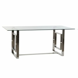 Трапезна маса DKD Home Decor Кристал Стомана (180 x 90 x 75 cm) Трапезна маса DKD Home Decor Кристал Стомана (180 x 90 x 75 cm)