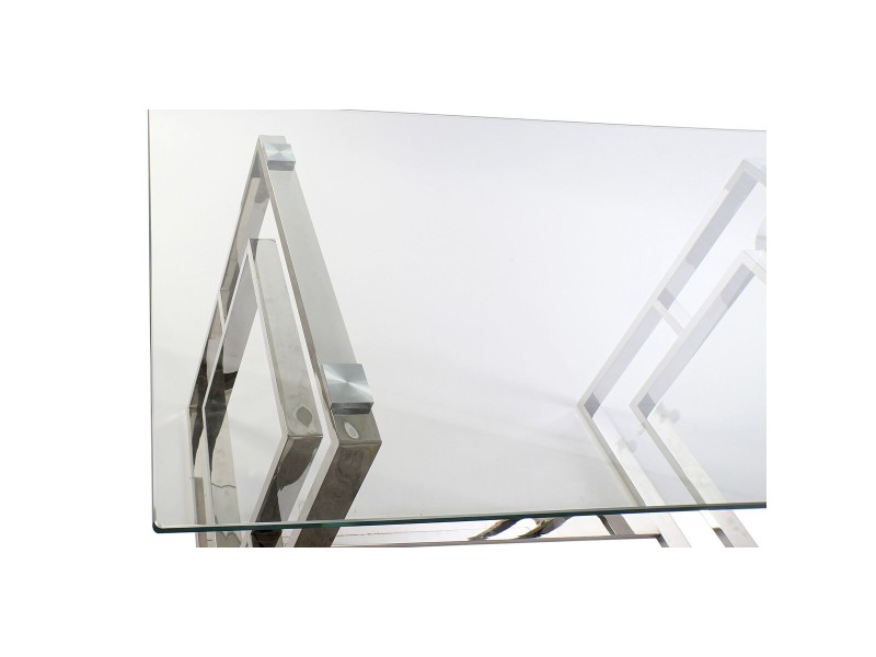 Трапезна маса DKD Home Decor Кристал Стомана (180 x 90 x 75 cm) NaN –  BB Маси за обяд