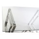Трапезна маса DKD Home Decor Кристал Стомана (180 x 90 x 75 cm) NaN –  BB Маси за обяд