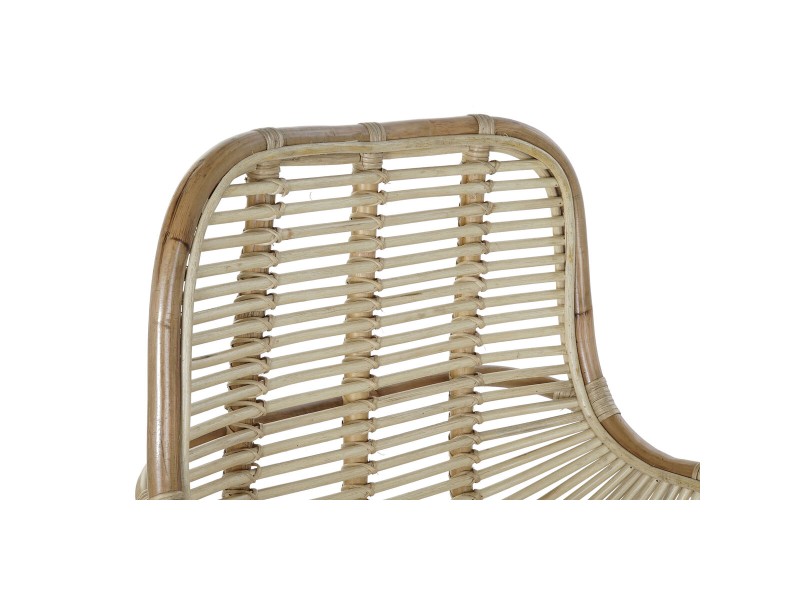 Aiatool DKD Home Decor Многоцветен Естествен Pатан 61 x 58 x 92 cm 62 x 62 x 92 cm NaN –  BB Градински столове за хранене
