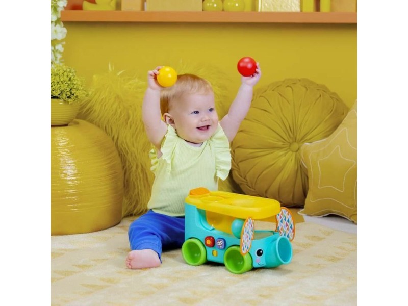 Играчка за дърпане Bright Starts Pop & Roll Safari Bus NaN –  BB Играчки за плъзгане