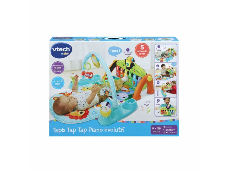 Подложка за игра Vtech Baby Tap Tap Картон Пластмаса Пиано NaN от | techMAG.bg Подложка за игра Vtech Baby Tap Tap Картон Пластмаса Пиано NaN – BB Подложки за игра и спортни зали