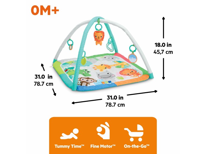 Подложка за игра Bright Starts джунгла Многоцветен NaN –  BB Подложки за игра и спортни зали