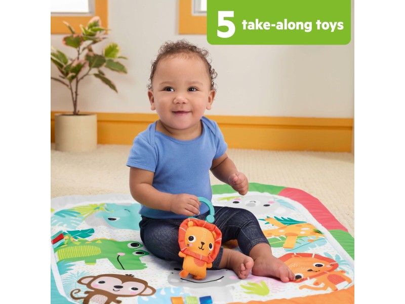 Подложка за игра Bright Starts джунгла Многоцветен NaN –  BB Подложки за игра и спортни зали