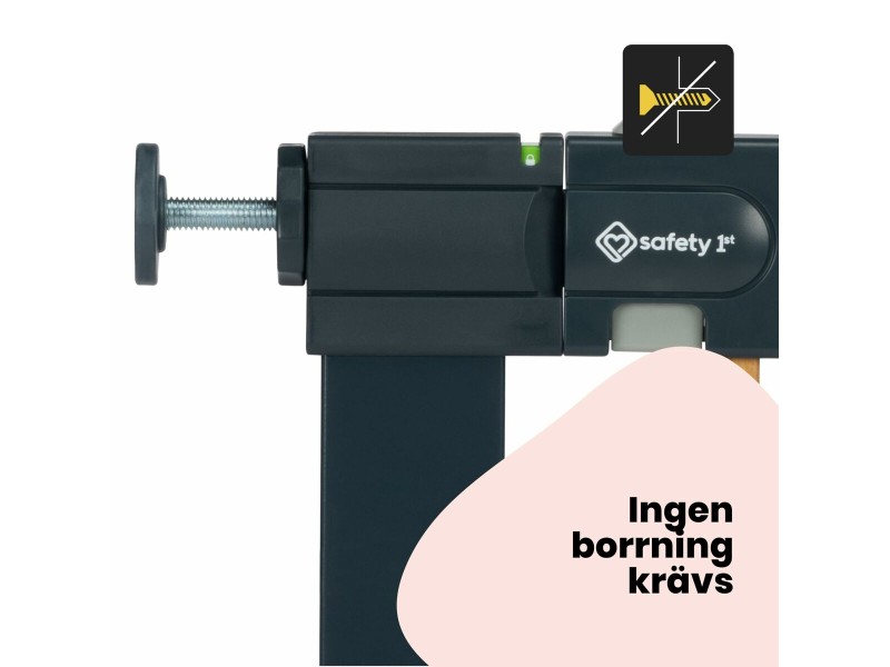 Защитна бариера Safety 1st Easy Close Кафяв Черен 73-80 cm NaN –  BB Бариери за врати и стълби