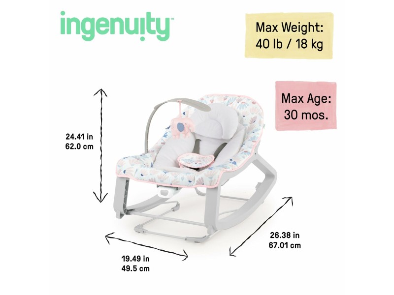 Бебешки Хамак Ingenuity Сив NaN –  BB Хамаци
