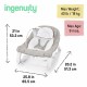 Бебешки Хамак Ingenuity Бял Сив NaN –  BB Хамаци