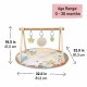Подложка за игра Ingenuity WonderWood 81,3 x 81,3 x 47 cm Многоцветен NaN –  BB Подложки за игра и спортни зали