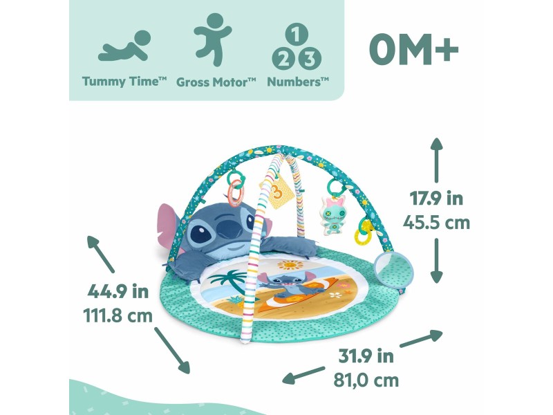 Подложка за игра Stitch 45,5 x 81,2 x 114 cm Многоцветен NaN –  BB Подложки за игра и спортни зали