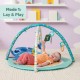 Подложка за игра Stitch 45,5 x 81,2 x 114 cm Многоцветен NaN –  BB Подложки за игра и спортни зали