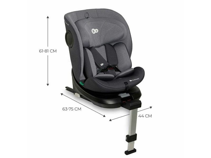 Столче за кола Kinderkraft KCI36000GRY0000 Сив NaN –  BB Столове за кола