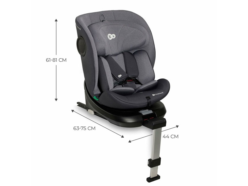 Столче за кола Kinderkraft KCI36000GRY0000 Сив NaN –  BB Столове за кола