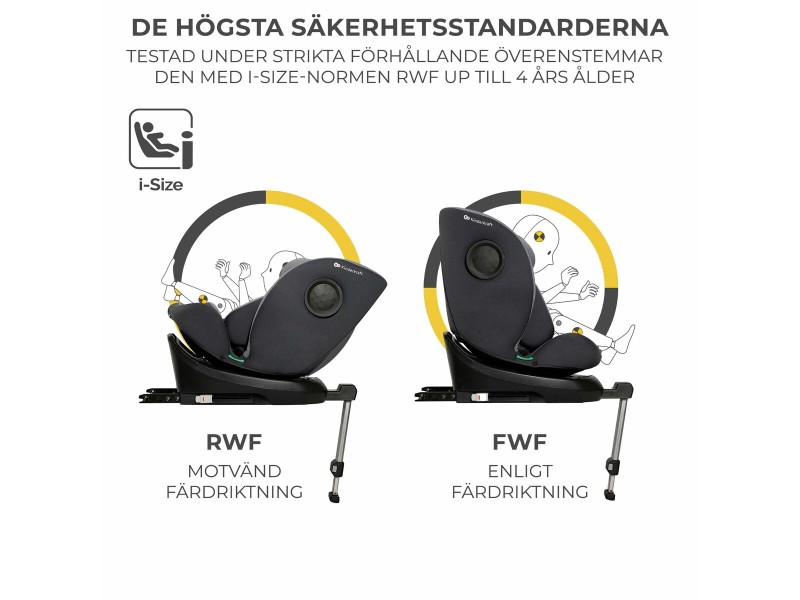 Столче за кола Kinderkraft KCI36000GRY0000 Сив NaN –  BB Столове за кола