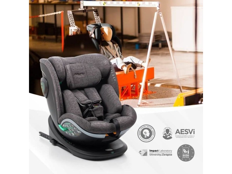 Столче за кола Babyauto XPERTA BLACK LINE Черен 0 (de 0 a 10 kilos) 0+ (de 0 a 13 kilos) I (9 - 18 kg) II (15-25 kg) III (22 - 3 NaN –  BB Столове за кола