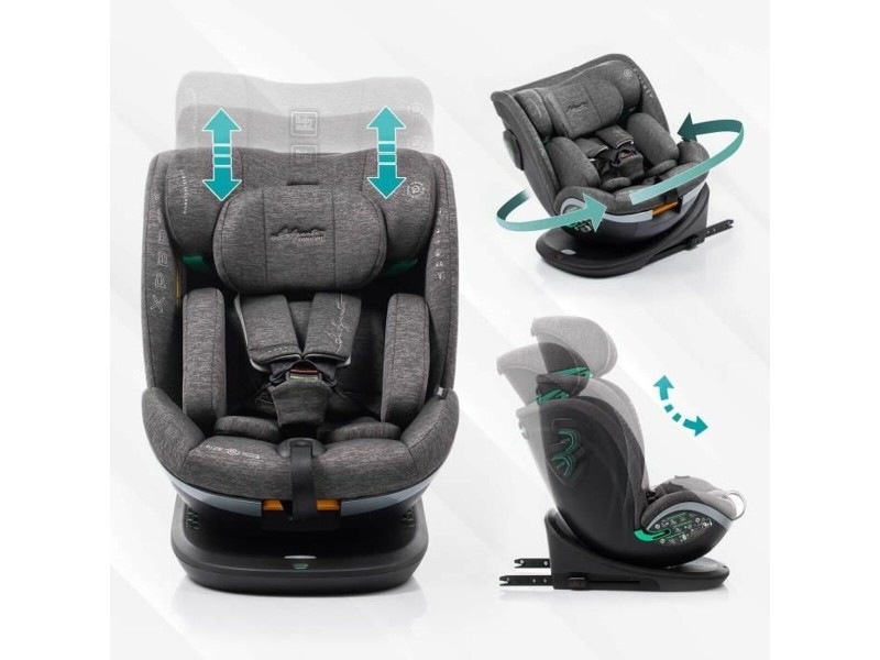 Столче за кола Babyauto XPERTA BLACK LINE Черен 0 (de 0 a 10 kilos) 0+ (de 0 a 13 kilos) I (9 - 18 kg) II (15-25 kg) III (22 - 3 NaN –  BB Столове за кола