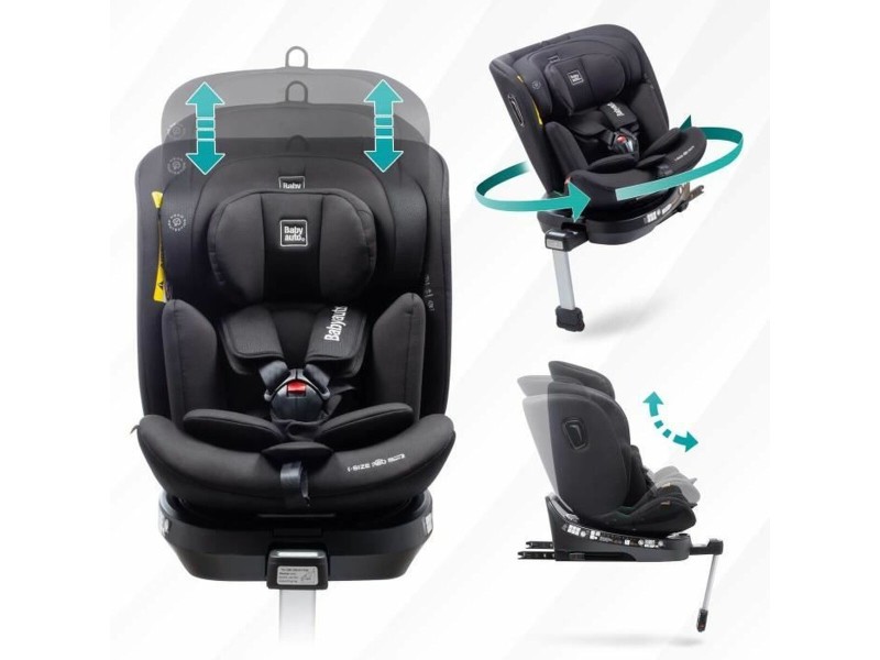 Столче за кола Babyauto Антрацит 0 (de 0 a 10 kilos) I (9 - 18 kg) II (15-25 kg) III (22 - 36 kg) Детски ECE R129 NaN –  BB Столове за кола