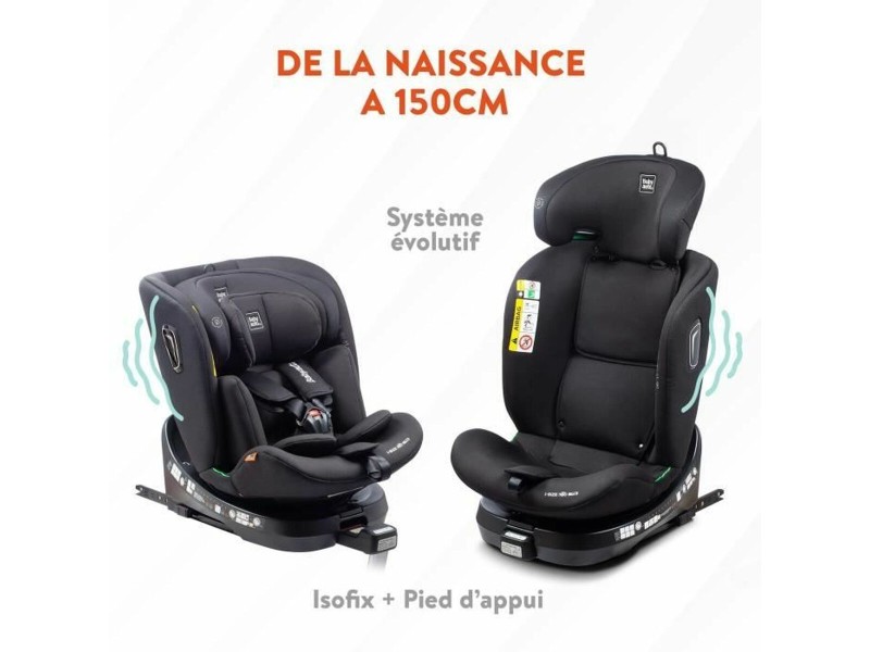 Столче за кола Babyauto Антрацит 0 (de 0 a 10 kilos) I (9 - 18 kg) II (15-25 kg) III (22 - 36 kg) Детски ECE R129 NaN –  BB Столове за кола