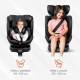 Столче за кола Babyauto SCUDDA GREY DOBBY Сив 0 (de 0 a 10 kilos) 0+ (de 0 a 13 kilos) I (9 - 18 kg) II (15-25 kg) III (22 - 36 NaN –  BB Столове за кола
