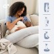Breastfeeding Cushion Doomoo Сив XXL (2 броя) NaN –  BB Възглавнички за кърмене