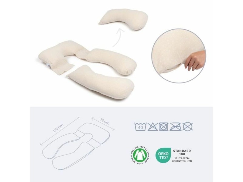 Breastfeeding Cushion Doomoo Бежов XXL (2 броя) NaN –  BB Възглавнички за кърмене