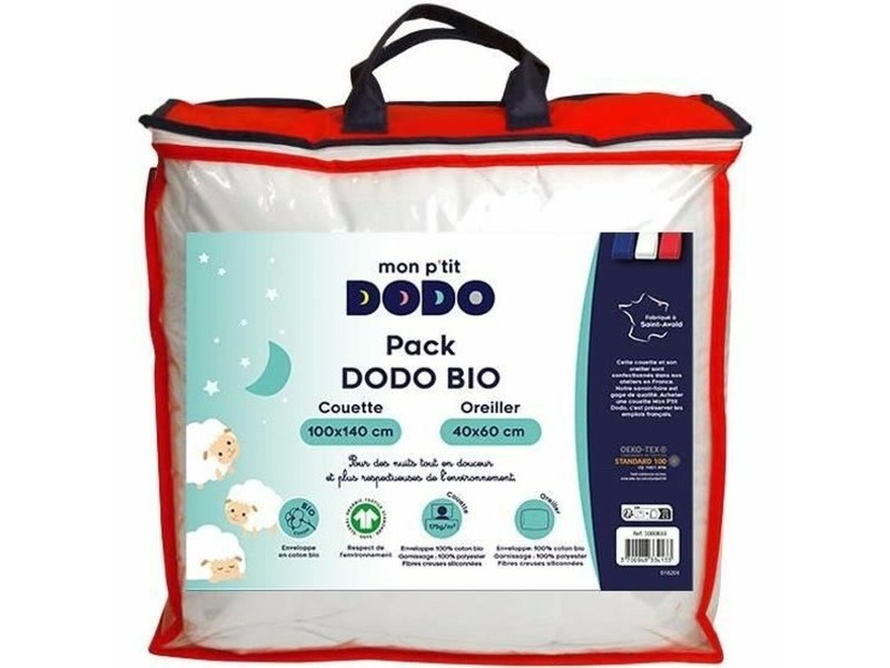 Пух PTIT DODO 100 x 140 cm Бял 2 Части NaN –  BB Пухени покривки за детско легло