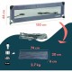 Парапет за легло Looping BL5003G 44 x 150 cm Сив NaN –  BB Парапети за легла