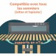 Парапет за легло Looping BL5003G 44 x 150 cm Сив NaN –  BB Парапети за легла
