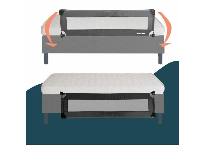 Парапет за легло Looping BL5003G 44 x 150 cm Сив NaN –  BB Парапети за легла