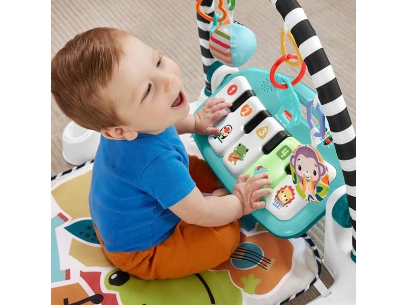 Подложка за игра Fisher-Price Kick and Play Пластмаса Дрънкалка Пиано ES NaN –  BB Подложки за игра и спортни зали