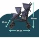 Бебешка Количка за Разходка Bambisol Double Cane Морско син NaN –  BB Колички за разходка